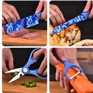 6PC Floral Pattern Cutlery Set