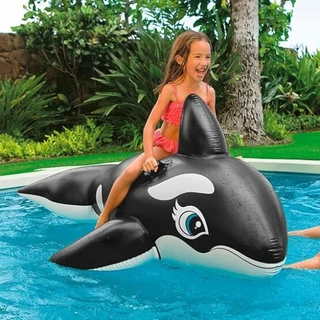 Inflatable Floating Orca Pool Toy