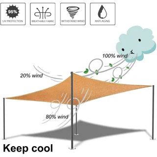 Sun Shade Sail 2m x 4m