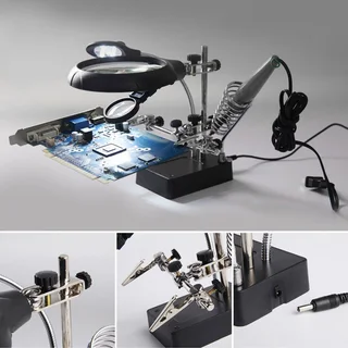 5 LED Helping Hands Magnifier