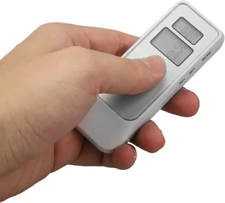 Dual LCD Alcohol Tester With Clock