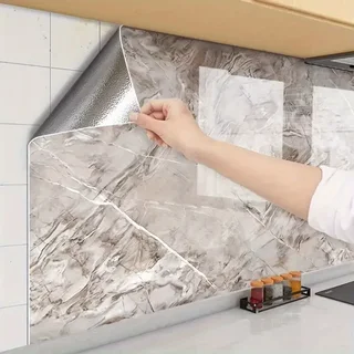 3m x 1.2m Marble Wallpaper(Eurasian Grey)2.5mm thick