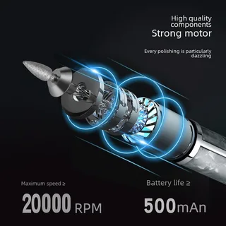 18pc Portable Mini Grinder Set