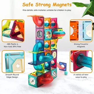 73pc DIY Magnetic Colourful Building Blocks