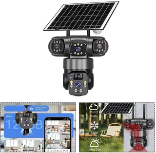 Triple Lens Wifi Solar Camera