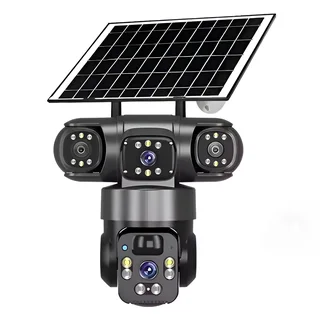 Triple Lens Wifi Solar Camera