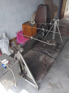 Stainless steel spitbraai