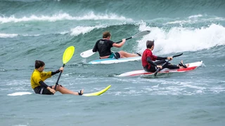 Waveski surfing with VIKING Waveskis! Light, stable, fast and maneuverable!