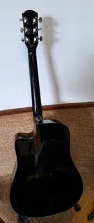 Fender Squier SA-105CE Acoustic Electric Guitar - Black