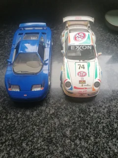 Two die-cast model cars
