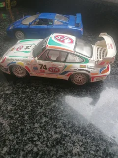 Two die-cast model cars