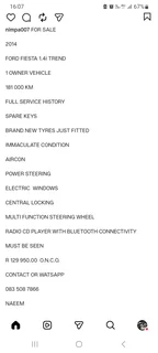 2014 Ford Fiesta 1.4i Trend