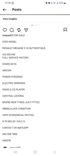 2005 Renault Megane II 1.6 Authentique