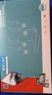 4 Ch Professional Security Wifi Kit With Built In Dvr In Built In Screen