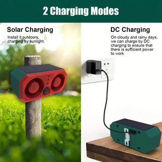 Solar-Powered Dual Speaker Alarm Light - Advanced Motion Sensor