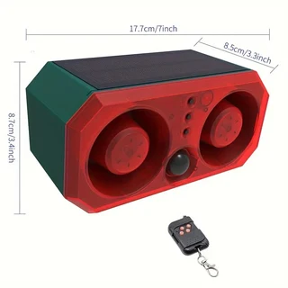 Solar-Powered Dual Speaker Alarm Light - Advanced Motion Sensor