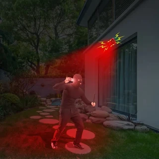 Solar-Powered Dual Speaker Alarm Light - Advanced Motion Sensor