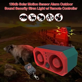 Solar-Powered Dual Speaker Alarm Light - Advanced Motion Sensor