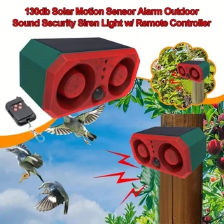 Solar-Powered Dual Speaker Alarm Light - Advanced Motion Sensor