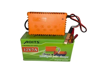 Battery charger 12V  7A Intelligent Pulse Charger.