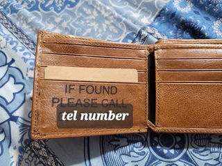 PERSONALISED MENS AND WOMANS WALLET