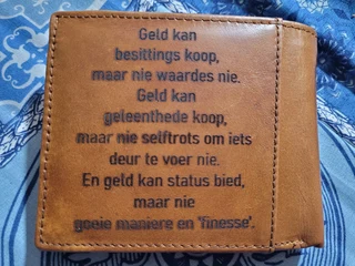 PERSONALISED MENS AND WOMANS WALLET