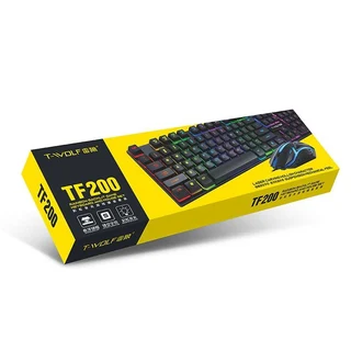 TF200 T-WOLF RGB Gaming Keyboard &amp; Mouse Kit
