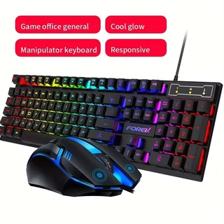 TF200 T-WOLF RGB Gaming Keyboard &amp; Mouse Kit
