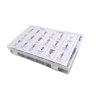 415 Car Retainer Clips &amp; Plastic Fasteners Kit with Fastener Remover Auto Push Pin Rivets Set