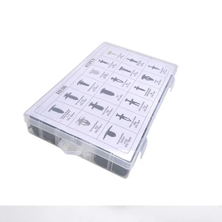 415 Car Retainer Clips &amp; Plastic Fasteners Kit with Fastener Remover Auto Push Pin Rivets Set