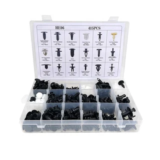 415 Car Retainer Clips &amp; Plastic Fasteners Kit with Fastener Remover Auto Push Pin Rivets Set