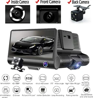 WDR 3 Camera in 1 Dashboard Camera