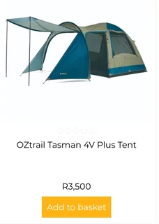 Tents - from R500 upwards