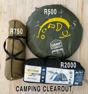 Tents - from R500 upwards