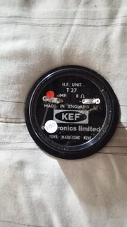 2 X KEF T27 Tweeters with NEW COILS