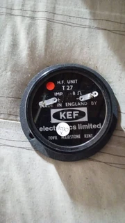 2 X KEF T27 Tweeters with NEW COILS