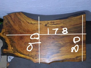 Solid Live Edge Wooden Dining room / Kitchen Table / Kitchen Top / Coffee table.