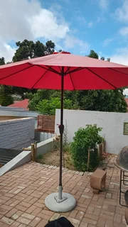 Garden Umbrella with Cover bag and foot stand wight