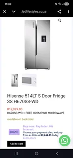 Hisense Double Door Fridge for Sale