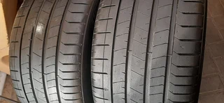 Tyres Two Front Tyres 285 40 22  and Two Rear Tyres 325 35 22 in Good Condition Must Sell Now