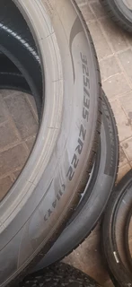 Tyres Two Front Tyres 285 40 22  and Two Rear Tyres 325 35 22 in Good Condition Must Sell Now