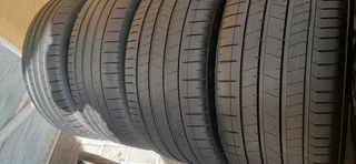 Tyres Two Front Tyres 285 40 22  and Two Rear Tyres 325 35 22 in Good Condition Must Sell Now