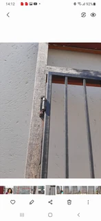 Burglar Gate With Hinges And Lock With Key And Solid Wooden Door Frame.Price Reduced To R 1495 . 00.
