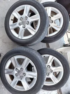 Audi Rims Set 16 inch - Original Factory with tyres