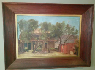 Antique Oil Painting  By Boerge Stuckenberg