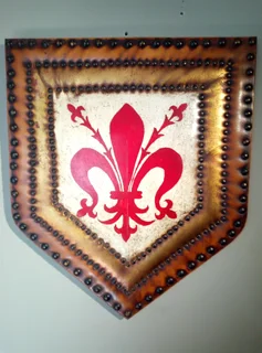 Leather On Wood Wall Shields - 3 Units Priced Per Unit