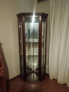 Antique wall Glass Corner wall unit
