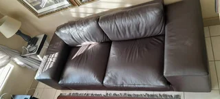 Genuine Leather Couch
