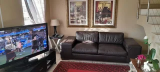 Genuine Leather Couch