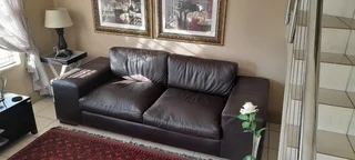 Genuine Leather Couch